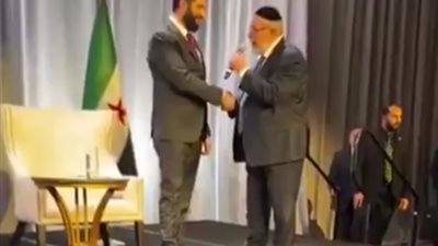 حاخام أمريكي يبارك الرئيس السوري في واشنطن بعبارة توراتية