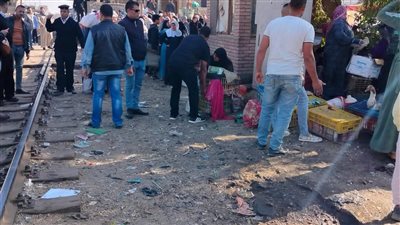 حملات مكثفة لإزالة الإشغالات بشريط السكة الحديد والتعديات على الطرق في شبين القناطر