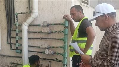 العبور الجديدة: إزالة فورية للتعديات وضبط 30 حالة سرقة مياه في حملات موسعة
