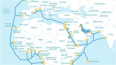 المصرية للاتصالات تعلن اكتمال مشروع الكابل البحري 2Africa