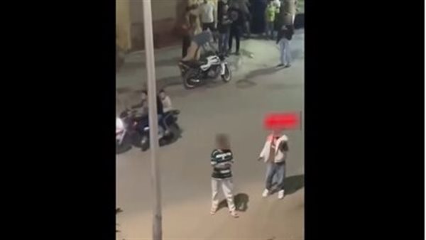 جانب من المشاجرة