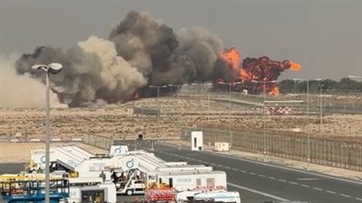 سقوط مقاتلة خلال عرض جوي في معرض دبي للطيران | فيديو