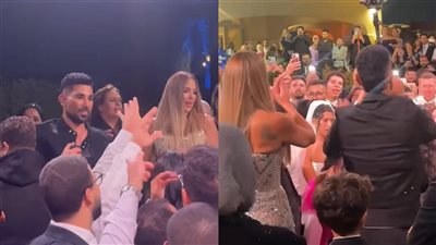 الصور الأولى من حفل زفاف نجل ريم مصطفى