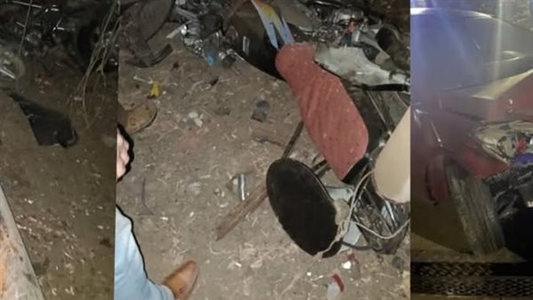 جانب من الحادث 