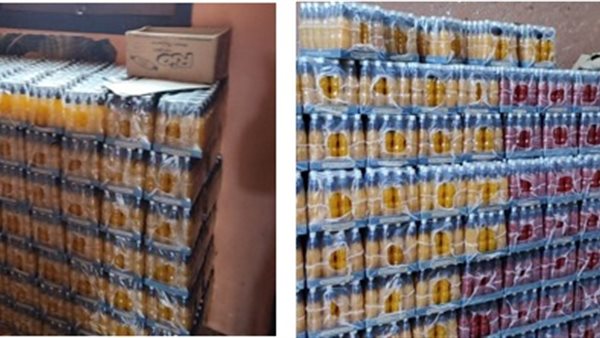 جانب من المضبوطات