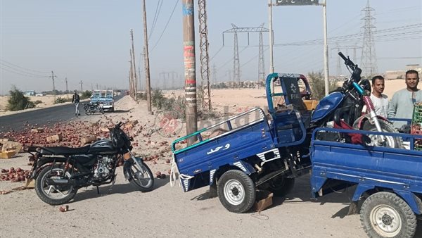 حادث تصادم على صحراوي