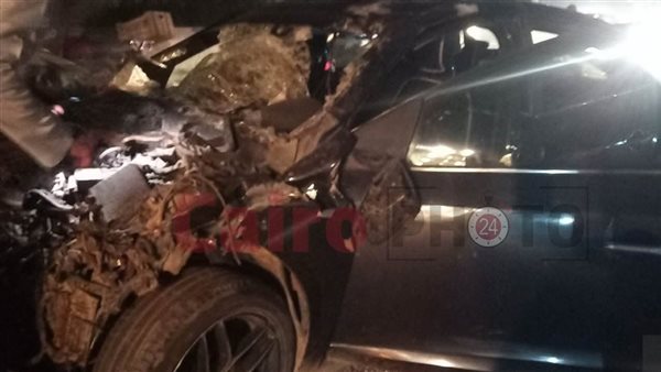 حادث تصادم بطريق