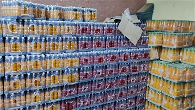 ضبط 4 آلاف لتر عصير مجهول المصدر داخل كيان صناعي مخالف بالمنوفية