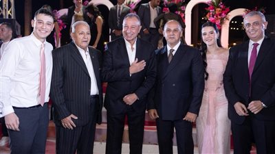 في مقدمتهم بيبو والمجري.. محمد مرجان يحتفل بخطوبة ابنته وسط حضور رفيع المستوى| صور