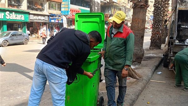 جانب من وضع الصناديق