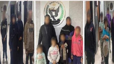 ضبط 4 رجال و6 سيدات استغلوا 15 طفلا في التسول وبيع السلع بطرق إلحاحية بالجيزة
