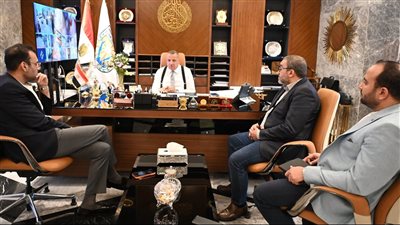 محافظ جنوب سيناء يستقبل وفد بنك الطعام المصري