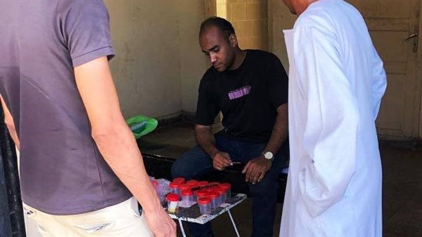 اخذ عينة تحليل مخدرات