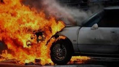 إيداع المتهم بإشعال النار في سيارة بأكتوبر بمستشفى لفحص قواه العقلية 