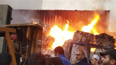 اندلاع حريق في كمية خردة داخل أرض فضاء بالهرم 