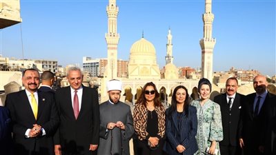 وزراء التضامن والتنمية المحلية والأوقاف ومحافظ الغربية يتفقدون أعمال تطوير محيط مسجد السيد البدوي | صور