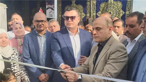 جانب من افتتاح وزير