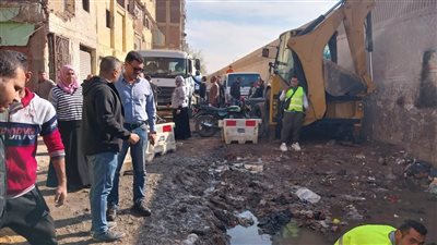 متابعة عاجلة من رئيس مياه القليوبية لإصلاح عطل خط 450 مم بالخصوص