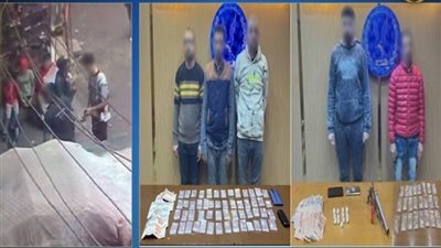 حبس 3 أشخاص بتهمة الترويج للمواد المخدرة بمنطقة وراق العرب في الجيزة