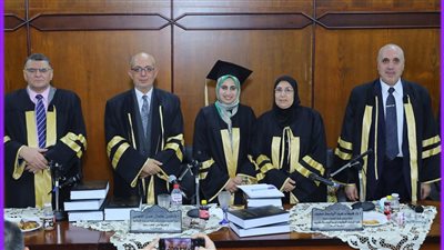 مع مرتبة الشرف الأولى.. جامعة الأزهر تمنح درجة الدكتوراه للباحثة وفاء جابر المدرس المساعد بكلية الدراسات الإسلامية والعربية بالإسكندرية