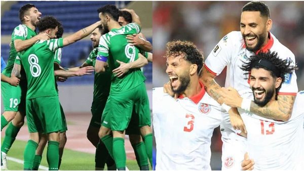 منتخب تونس وسوريا