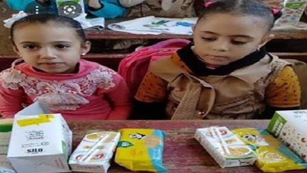 توزيع وجبات مدرسية