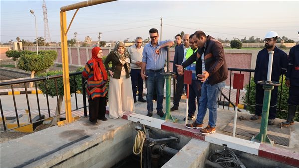 تفقد محطة معالجة