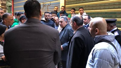 بعد مصرع 5 أشخاص.. محافظ الدقهلية يتفقد موقع حريق سوق الخواجات لمتابعة تداعيات الحادث