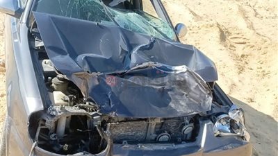 مصرع شخص في حادث انقلاب سيارة على طريق سيوة- مطروح