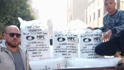 ضبط 32 جوال سماد محظور و2000 لتر لبن غير صالح للاستهلاك الآدمي ببني سويف