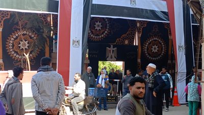 زحام وتوافد كثيف قبل غلق اللجان الانتخابية في سوهاج | صور