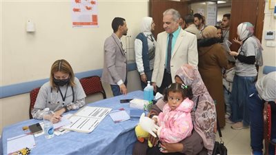 استمرار القافلة الطبية بجامعة أسوان اليوم