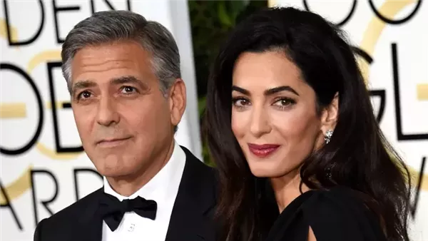 جورج كلوني وزوجته