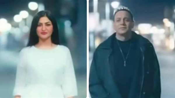 مصطفى قمر وزوجته