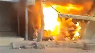 السيطرة على حريق في محل تجاري بمطروح دون إصابات