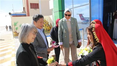 نائب محافظ الوادي الجديد تلتقي وفدا يابانيا من وحدة المدارس المصرية اليابانية