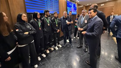 وزير الرياضة يستقبل أبطال التايكوندو المصري بعد الإنجاز التاريخي في بطولة العالم بكينيا
