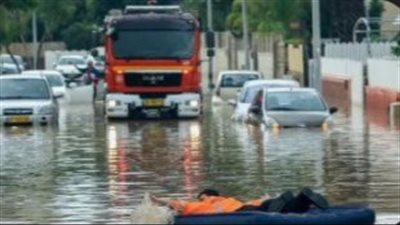 إعلام عبري: إغلاق عدة شوارع في إسرائيل بسبب الفيضانات 