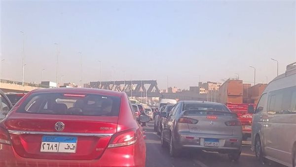 جانب من التكدس المروري