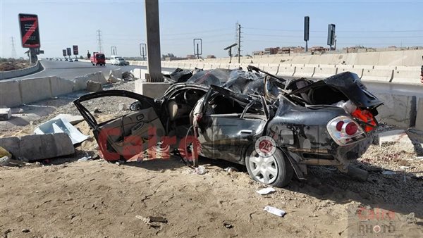 تصادم سيارة نقل بأخرى