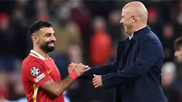 آرني سلوت ومحمد صلاح