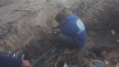 محليات المنوفية: الانتهاء من إصلاح عطل مياه وترميم الأسفلت أمام نفق السكة الحديد بمنوف