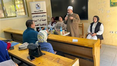 الخدمة الاجتماعية التنموية ببني سويف تشارك بحملة الـ 16 يوما لمناهضة العنف ضد المرأة 