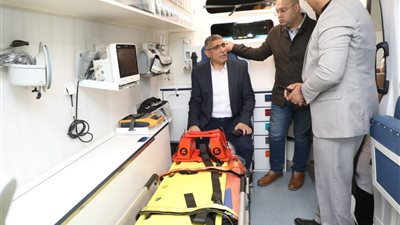 محافظ الجيزة: تشغيل نقطة إسعاف الودي بطاقة 26 سيارة مزودة بتجهيزات العناية المركزة المتنقلة
