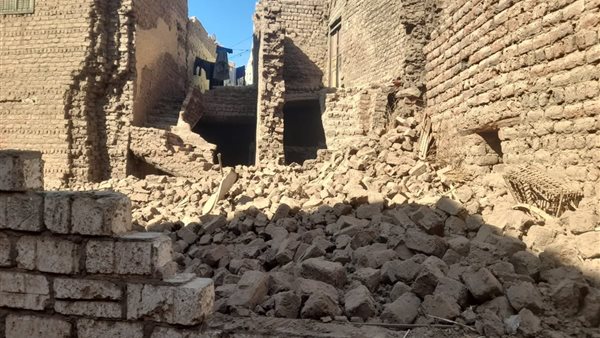 انهيار منزل دون خسائر