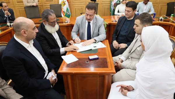 محافظ المنوفية يشهد