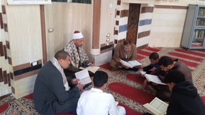 جانب من المقارئ بمساجد بنى سويف    