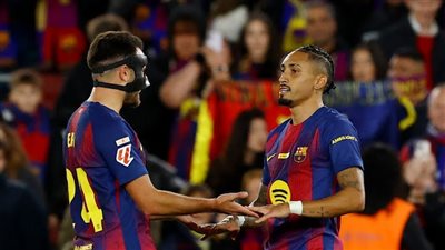 برشلونة يفوز على أوساسونا في الدوري الإسباني ويوسع الفارق مع ريال مدريد