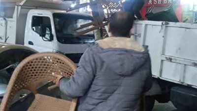 حملة إشغالات ليلية بمدينة العبور في القليوبية لإعادة الانضباط ورفع التعديات