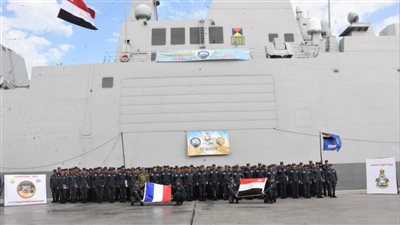 انطلاق فعاليات التدريب البحري المصري الفرنسي المشترك 